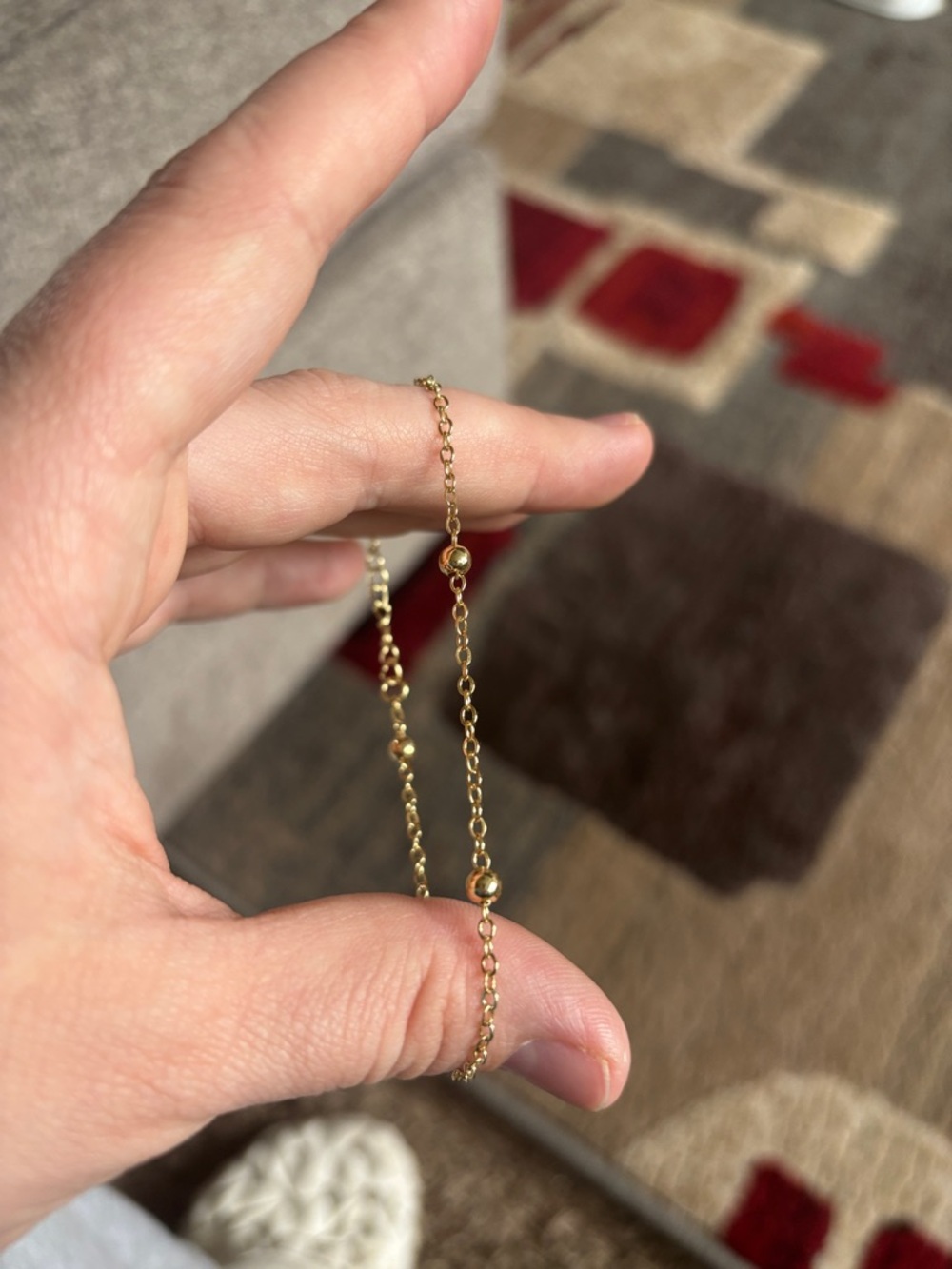 Delicate Gold Beaded Bracelet for Women